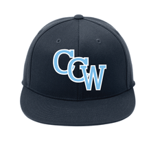 Load image into Gallery viewer, CCW Flat Bill Flex-Fit Cap - Embroidered