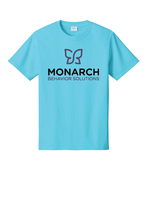 Load image into Gallery viewer, Kid's Monarch Core Cotton Tee by The Lonely Oak, featuring a comfortable white cotton fabric and classic crew neck design.