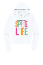Load image into Gallery viewer, AHS Volleyball Ladies Fleece Crop Hoodie
