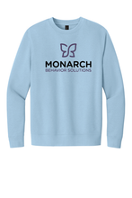 Load image into Gallery viewer, The Lonely Oak Monarch fleece crewneck sweater in cozy, soft fleece fabric with a classic fit and ribbed cuffs.