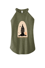 Load image into Gallery viewer, Doomsday Skate Women's Rocker Tank by Skate Goddess, featuring bold graphic design and relaxed fit, from The Lonely Oak.