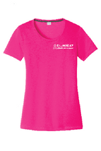 Load image into Gallery viewer, Women's Sport-Tek PosiCharge Competitor Tee by The Lonely Oak, featuring a lightweight athletic fit and moisture-wicking fabric.