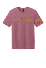 Load image into Gallery viewer, Doomsday Skate Perfect Weight CVC Tee by The Lonely Oak featuring graphic design on a comfortable black T-shirt.