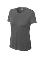 Load image into Gallery viewer, Ladie's Hounds Basketball Club Tee by The Lonely Oak displayed on a hanger, featuring a casual design with team logo.
