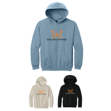 Load image into Gallery viewer, Atascadero Fine Arts Academy AFAA logo hoodie pullover sweater by The Lonely Oak, featuring the academy's logo on a comfortable black hoodie.
