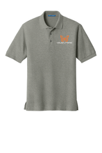 Load image into Gallery viewer, Atascadero Fine Arts Academy Staff AFAA Silk Touch Polo by The Lonely Oak, front view
