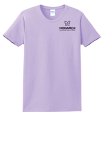 Load image into Gallery viewer, Monarch Lady's Essential Cotton Tee by The Lonely Oak, light-colored cotton T-shirt with a simple, comfortable fit.
