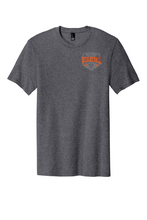 Load image into Gallery viewer, AHS Volleyball Tee by The Lonely Oak featuring a white athletic T-shirt with Atascadero Volleyball logo and team graphics.

