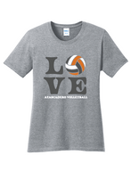 Load image into Gallery viewer, AHS Volleyball Ladie's Cut Tee - Volleyball LOVE
