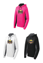 Load image into Gallery viewer, Atascadero Softball Ladie's Colorblock Hoodie
