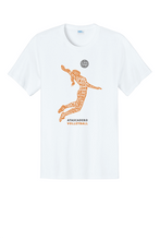 Load image into Gallery viewer, AHS Volleyball Tee - Volleyball Spike Silhouette
