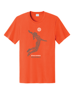 Load image into Gallery viewer, AHS Volleyball Tee - Volleyball Spike Silhouette
