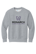 Load image into Gallery viewer, Monarch YOUTH Fleece Crewneck Sweater
