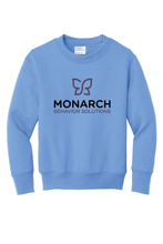 Load image into Gallery viewer, Monarch YOUTH Fleece Crewneck Sweater
