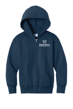 Load image into Gallery viewer, Monarch YOUTH Fleece Full Zip Hoodie
