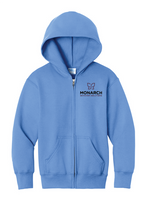 Load image into Gallery viewer, Monarch YOUTH Fleece Full Zip Hoodie
