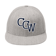 Load image into Gallery viewer, CCW Flat Bill Flex-Fit Cap - Embroidered
