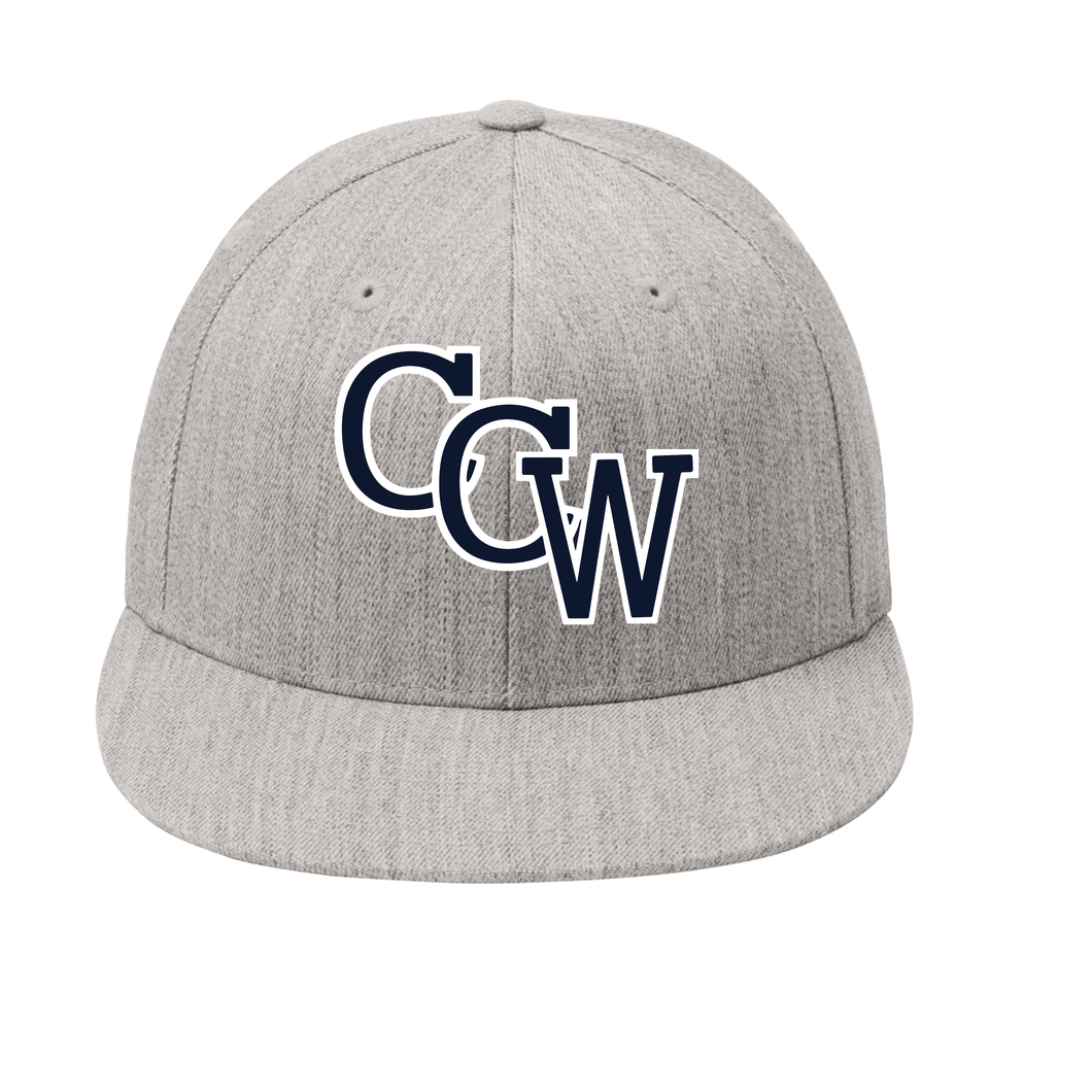 CCW Flat Bill Flex-Fit Cap - Embroidered