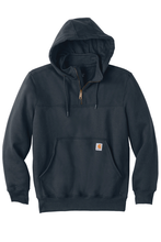Load image into Gallery viewer, Carhartt® Rain Defender® Paxton Heavyweight Hooded Zip Mock Sweatshirt
