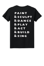 Load image into Gallery viewer, The Lonely Oak Atascadero Fine Arts Academy AFAA Logo Tee featuring a logo graphic on a casual t-shirt.
