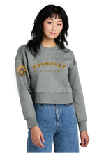 Load image into Gallery viewer, Doomsday Skate Crop Sweater by The Lonely Oak featuring graphic design, athletic fit, and casual streetwear style.
