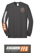 Load image into Gallery viewer, PC55LS Port &amp; Co long sleeve core blend tee by The Lonely Oak, shown front-facing in a solid color
