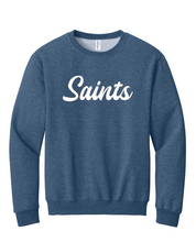 Load image into Gallery viewer, AMS Saints Logo Crewneck Sweater - Vintage Heather Blue
