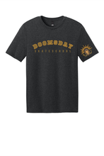Load image into Gallery viewer, The Lonely Oak Doomsday Skate Perfect Weight CVC Tee featuring a graphic design on a black cotton T-shirt.

