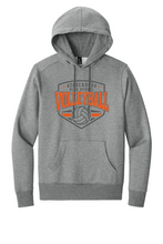 Load image into Gallery viewer, AHS Atascadero Volleyball performance fleece pullover hoodie by The Lonely Oak, featuring a cozy hood and athletic fit for players.

