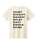 Load image into Gallery viewer, The Lonely Oak Atascadero Fine Arts Academy AFAA logo tee featuring a casual fit and the academy's logo on the front.

