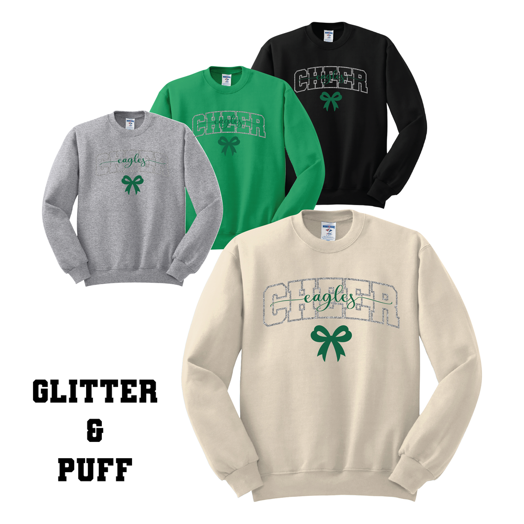 TYFC Glitter Cheer Crewneck Sweater